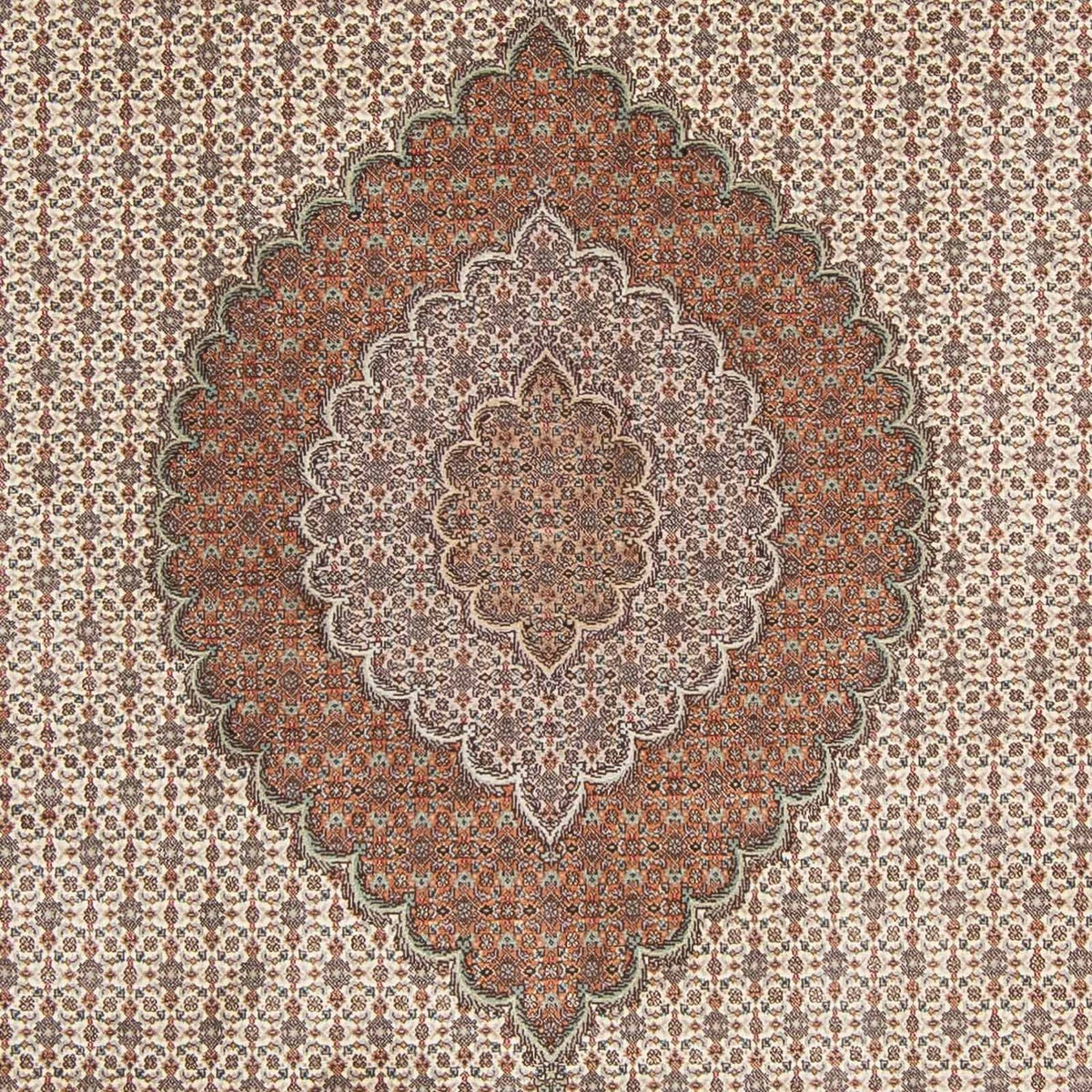 Tapis persan - Tabriz - 310 x 200 cm - beige