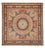 Tapis persan - Tabriz - Royal carré - 253 x 250 cm - marron clair