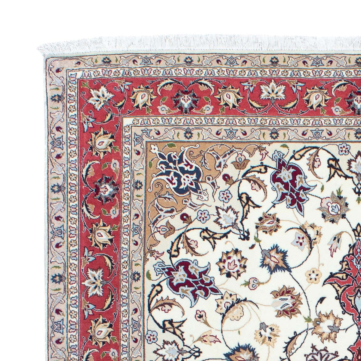 Tapis persan - Tabriz - Royal - 197 x 152 cm - beige