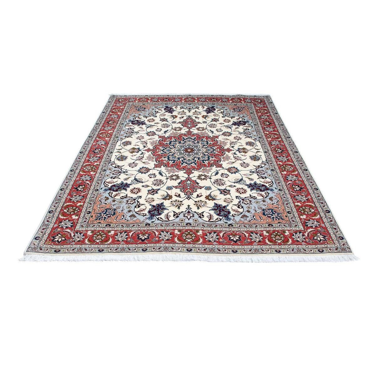 Tapis persan - Tabriz - Royal - 205 x 150 cm - beige