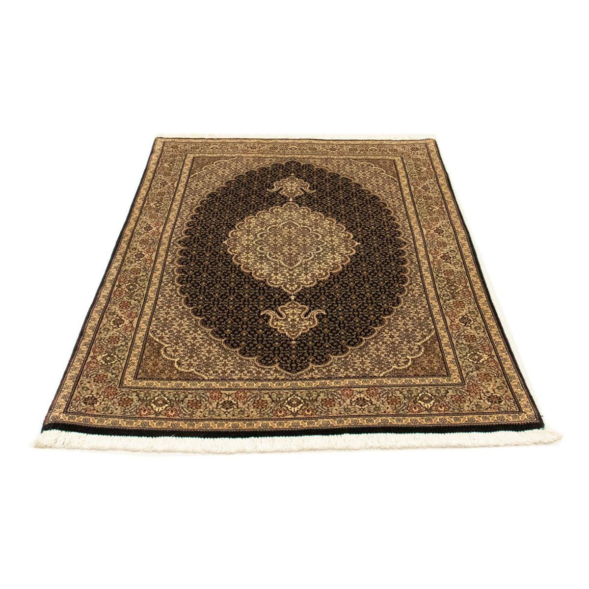 Tapis persan - Tabriz - Royal - 150 x 98 cm - noir
