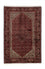 Tapis persan - Bidjar - 198 x 136 cm - rouge foncé
