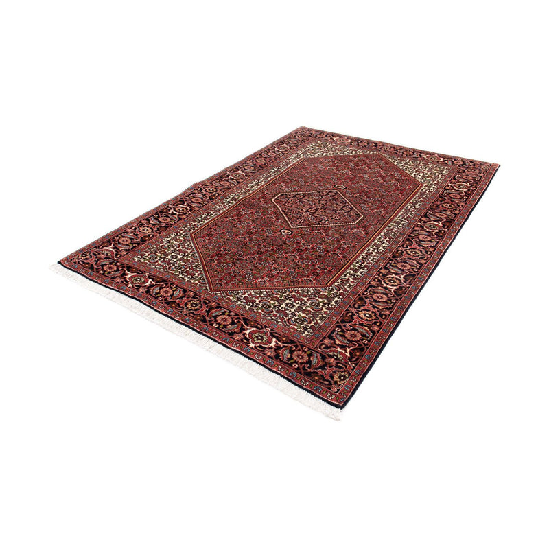 Tapis persan - Bidjar - 198 x 136 cm - rouge foncé