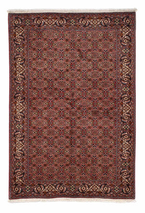 Tapis persan - Bidjar - 246 x 170 cm - rouge foncé
