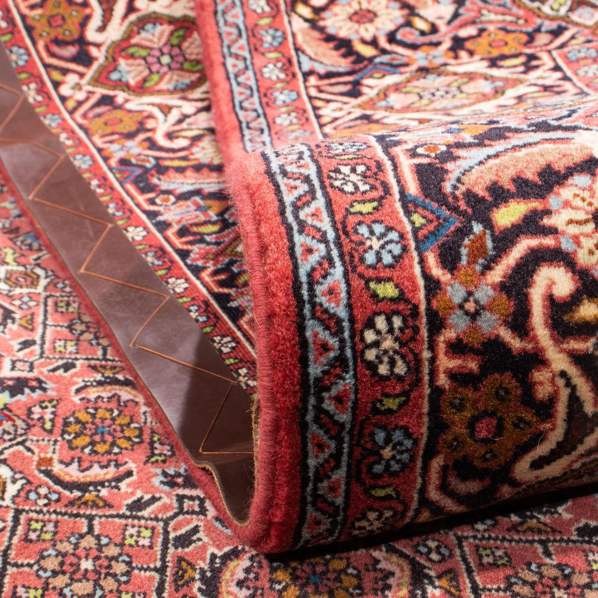 Tapis persan - Bidjar - 246 x 170 cm - rouge foncé