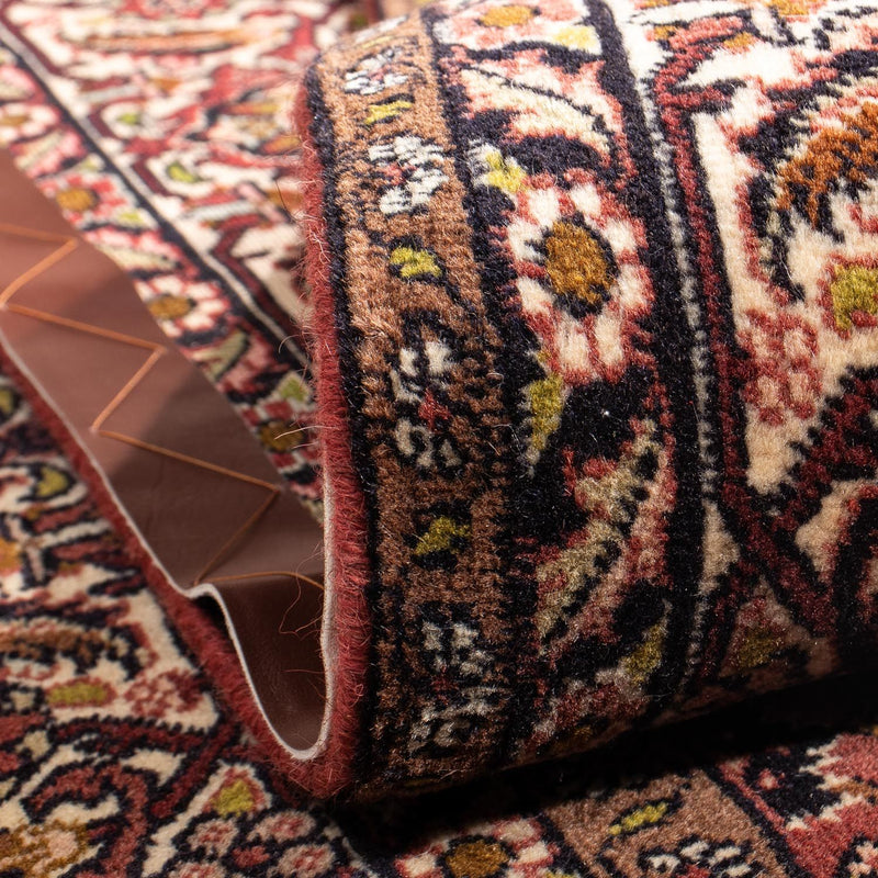 Tapis persan - Bidjar carré  - 200 x 195 cm - rouge clair