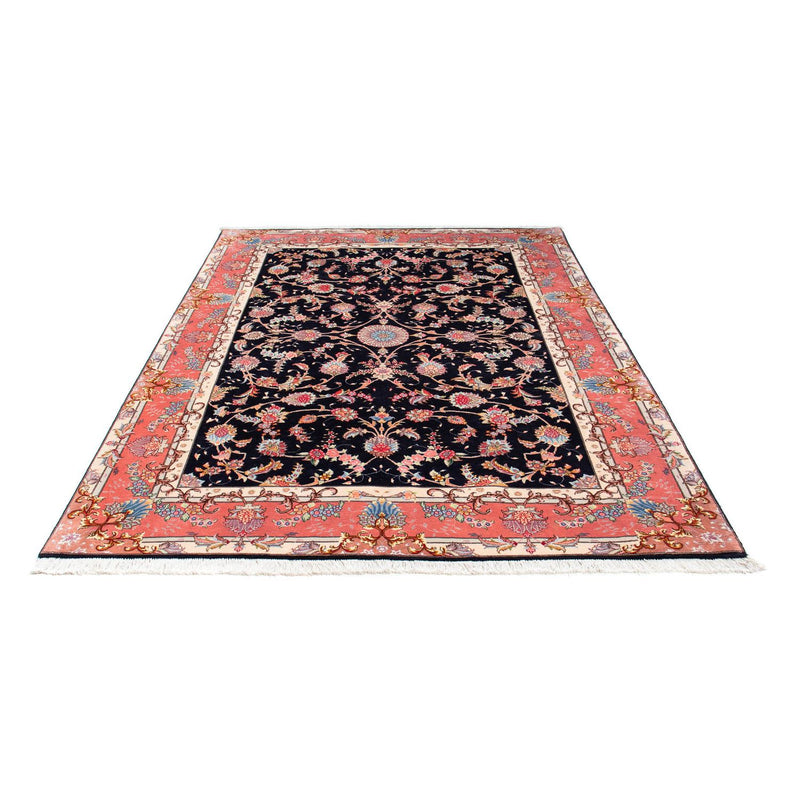 Tapis persan - Tabriz - Royal - 238 x 172 cm - bleu foncé