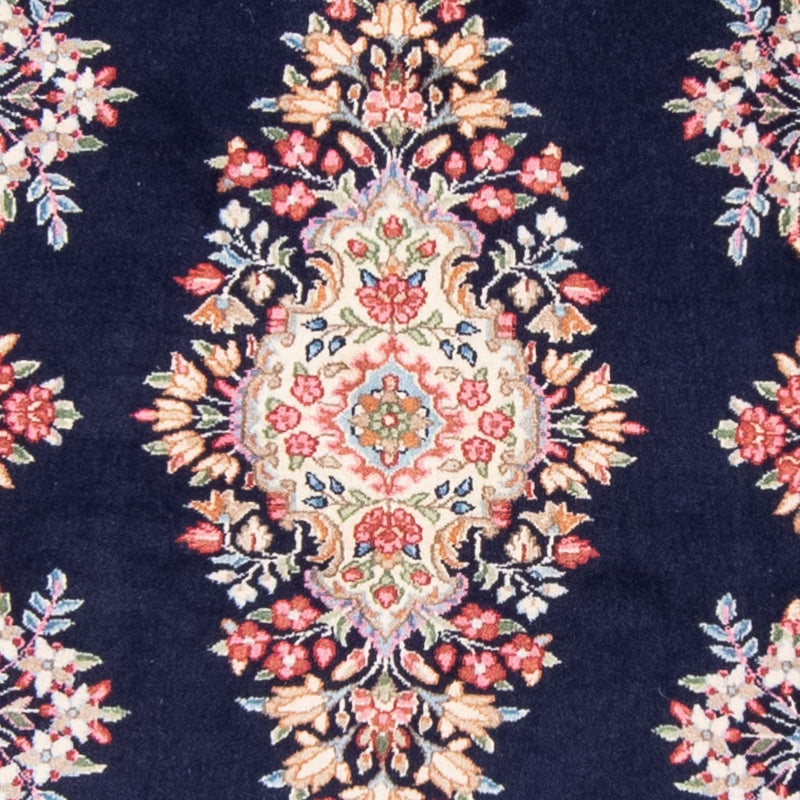 Tapis de couloir Tapis persan - Royal - 407 x 96 cm - bleu foncé