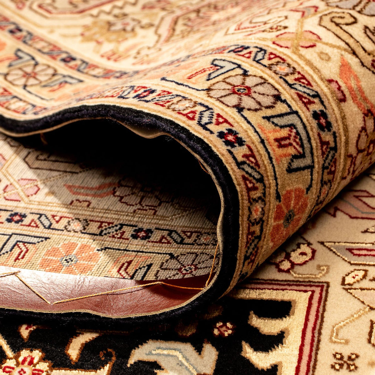 Tapis persan - Tabriz - Royal - 360 x 254 cm - marron clair