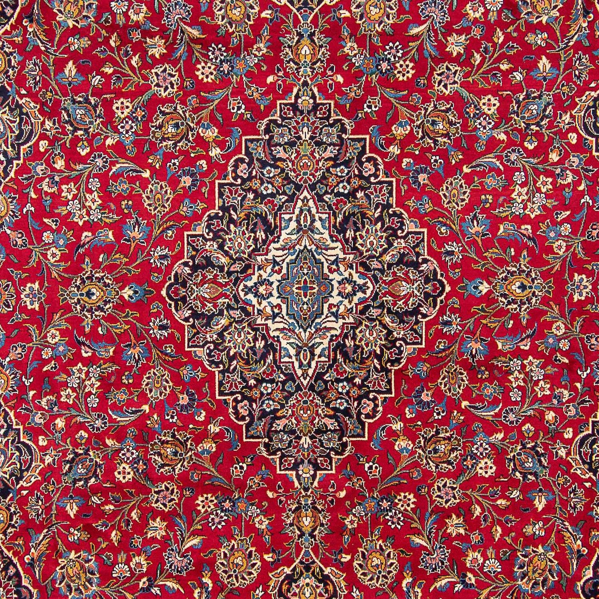 Tapis persan - Keshan - 417 x 308 cm - rouge