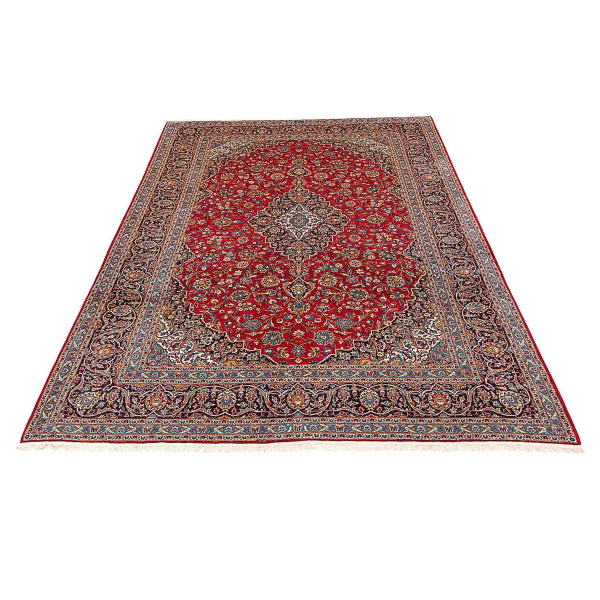 Tapis persan - Keshan - 417 x 308 cm - rouge
