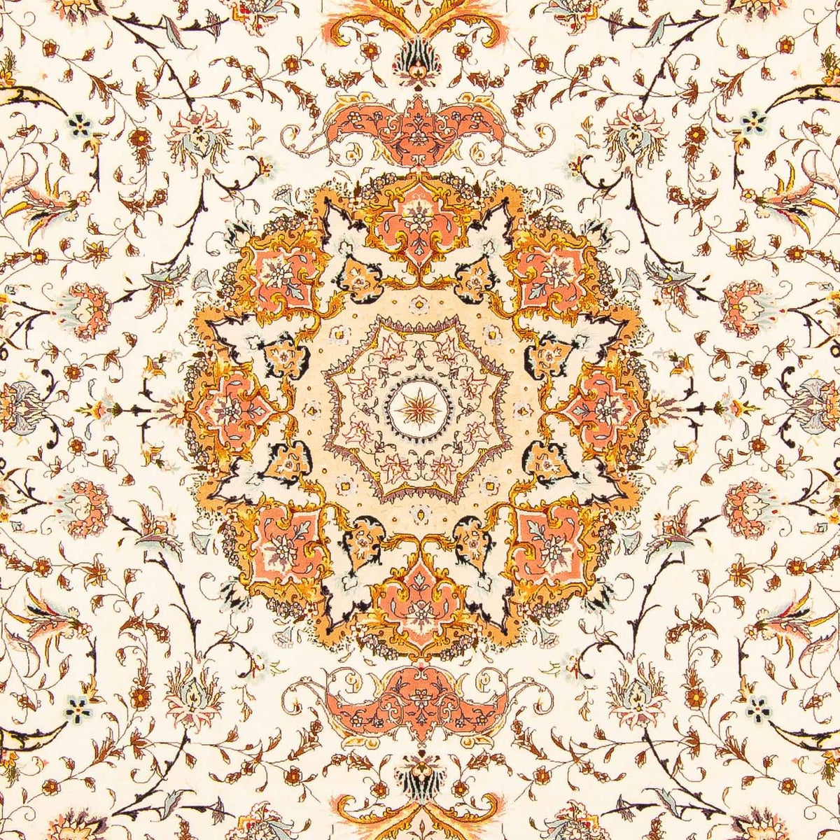 Tapis persan - Tabriz - Royal - 403 x 298 cm - beige