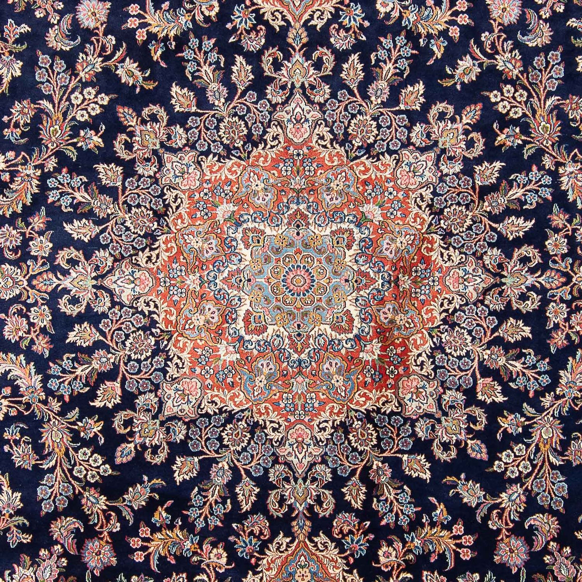 Tapis persan - Royal - 403 x 300 cm - bleu foncé