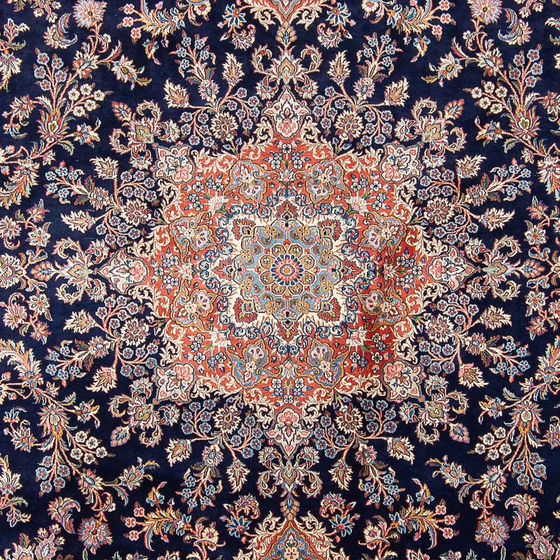 Tapis persan - Royal - 403 x 300 cm - bleu foncé