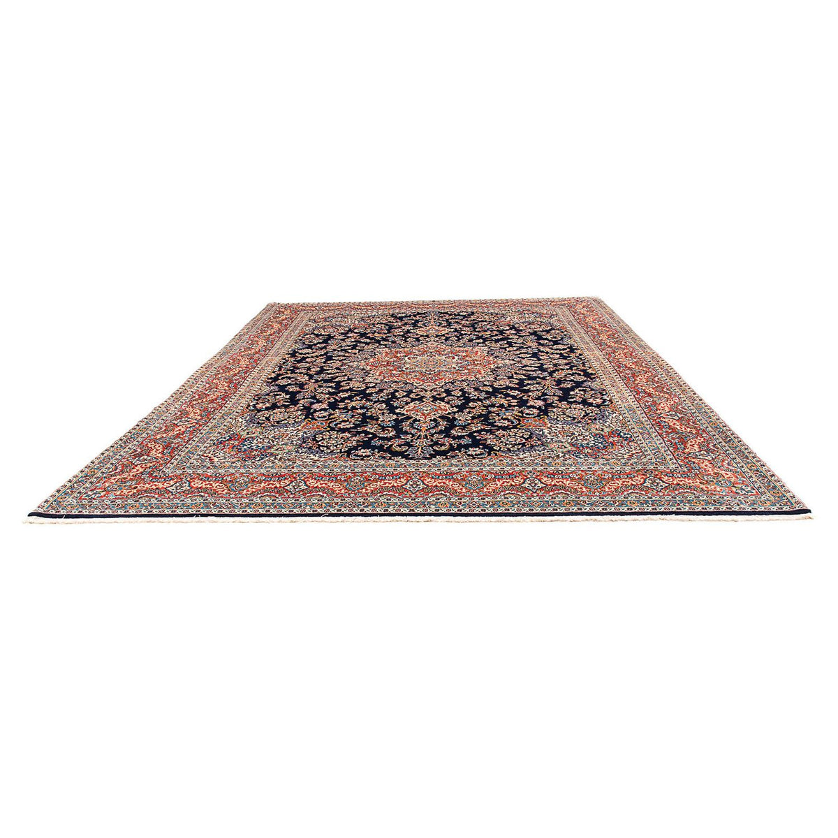 Tapis persan - Royal - 403 x 300 cm - bleu foncé