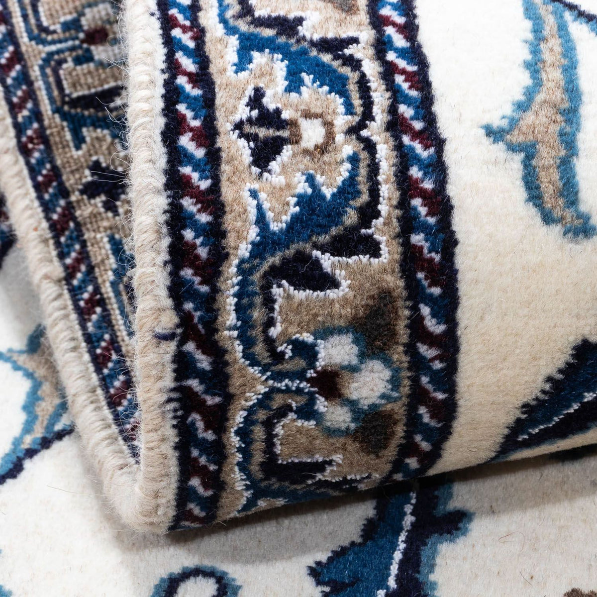 Tapis persan - Nain - 142 x 68 cm - beige
