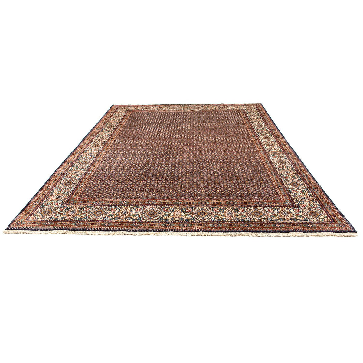 Tapis persan - Classique - 346 x 246 cm - marron foncé