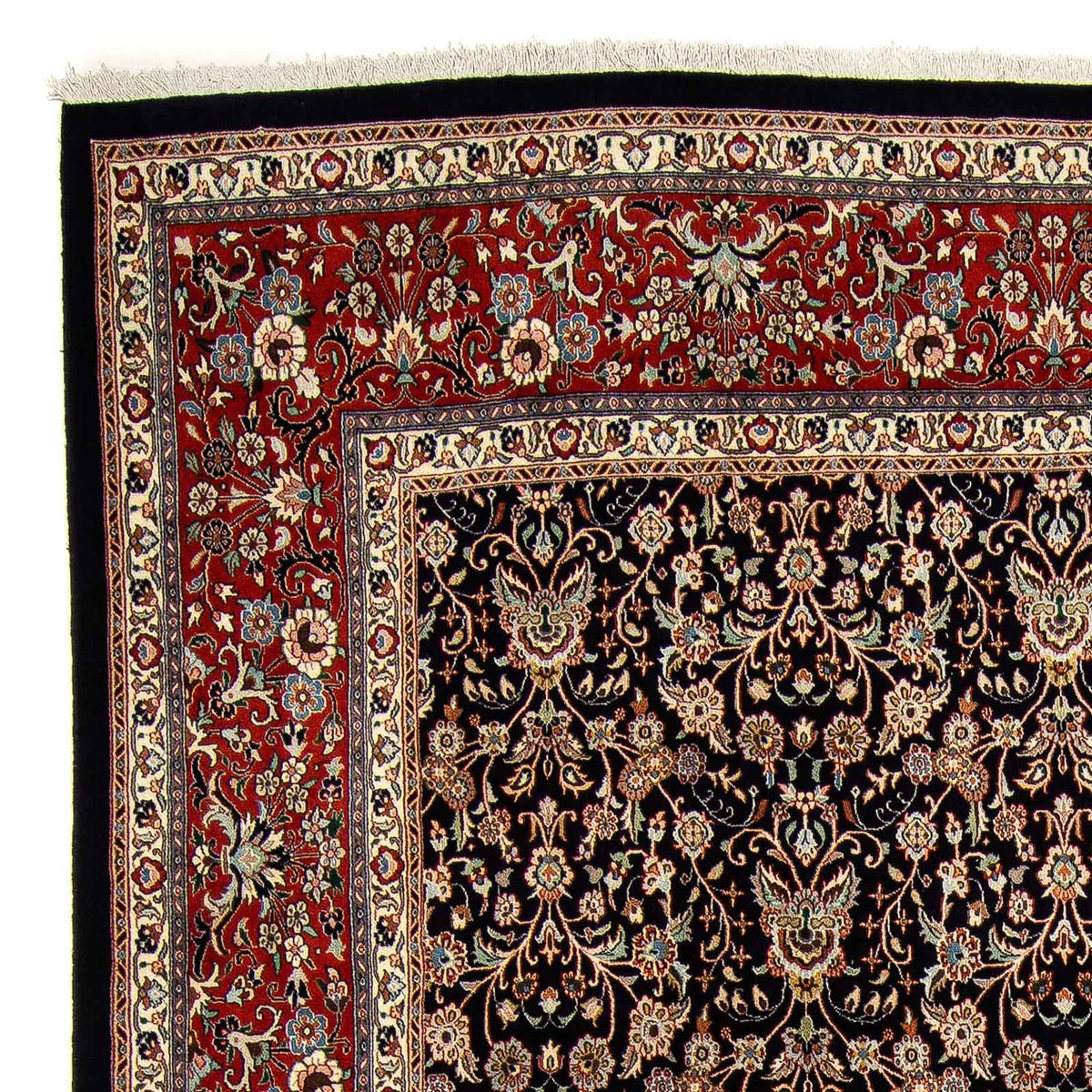 Tapis persan - Classique - 340 x 253 cm - bleu foncé