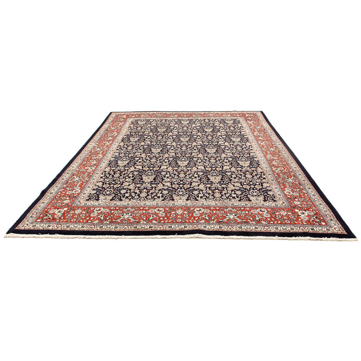 Tapis persan - Classique - 340 x 253 cm - bleu foncé