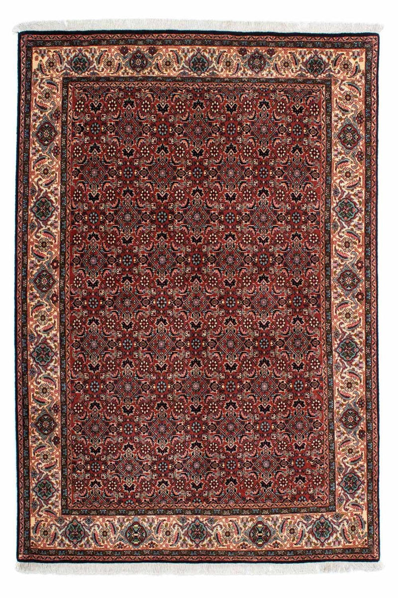 Tapis persan - Bidjar - 203 x 138 cm - rouge