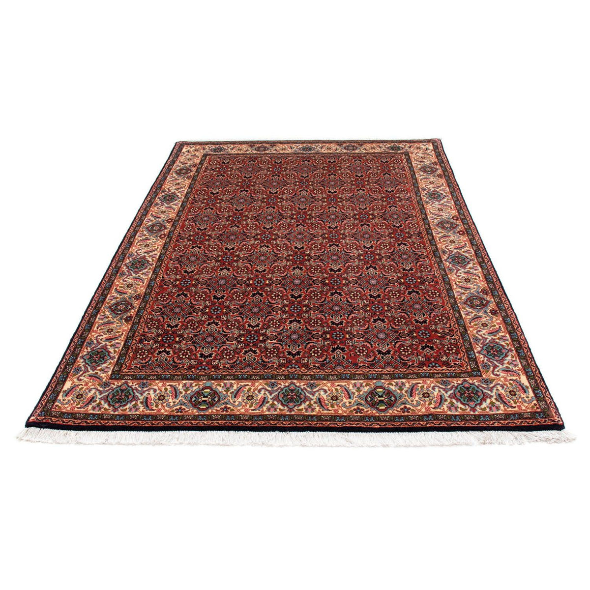 Tapis persan - Bidjar - 203 x 138 cm - rouge