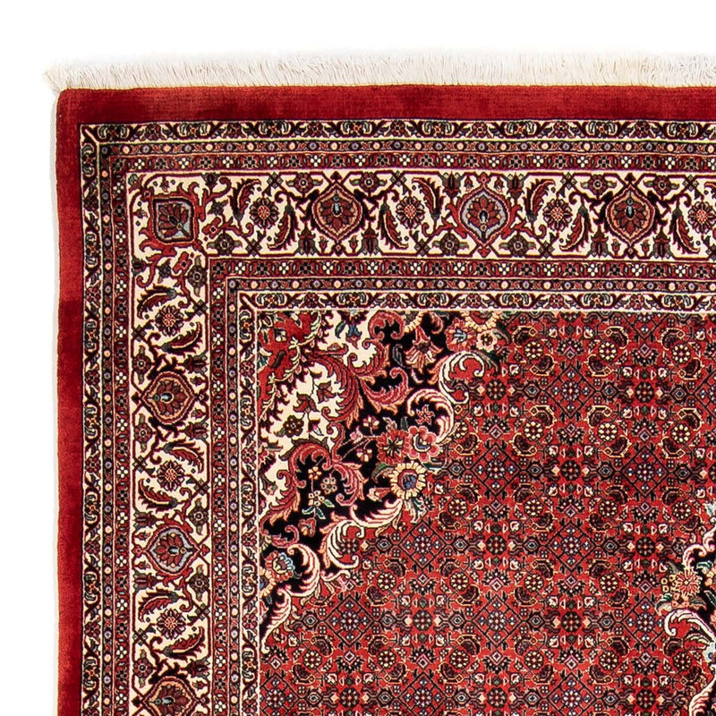 Tapis persan - Bidjar - 233 x 168 cm - rouge foncé