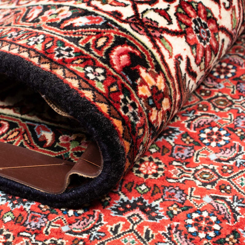 Tapis persan - Bidjar - 244 x 200 cm - rouge foncé