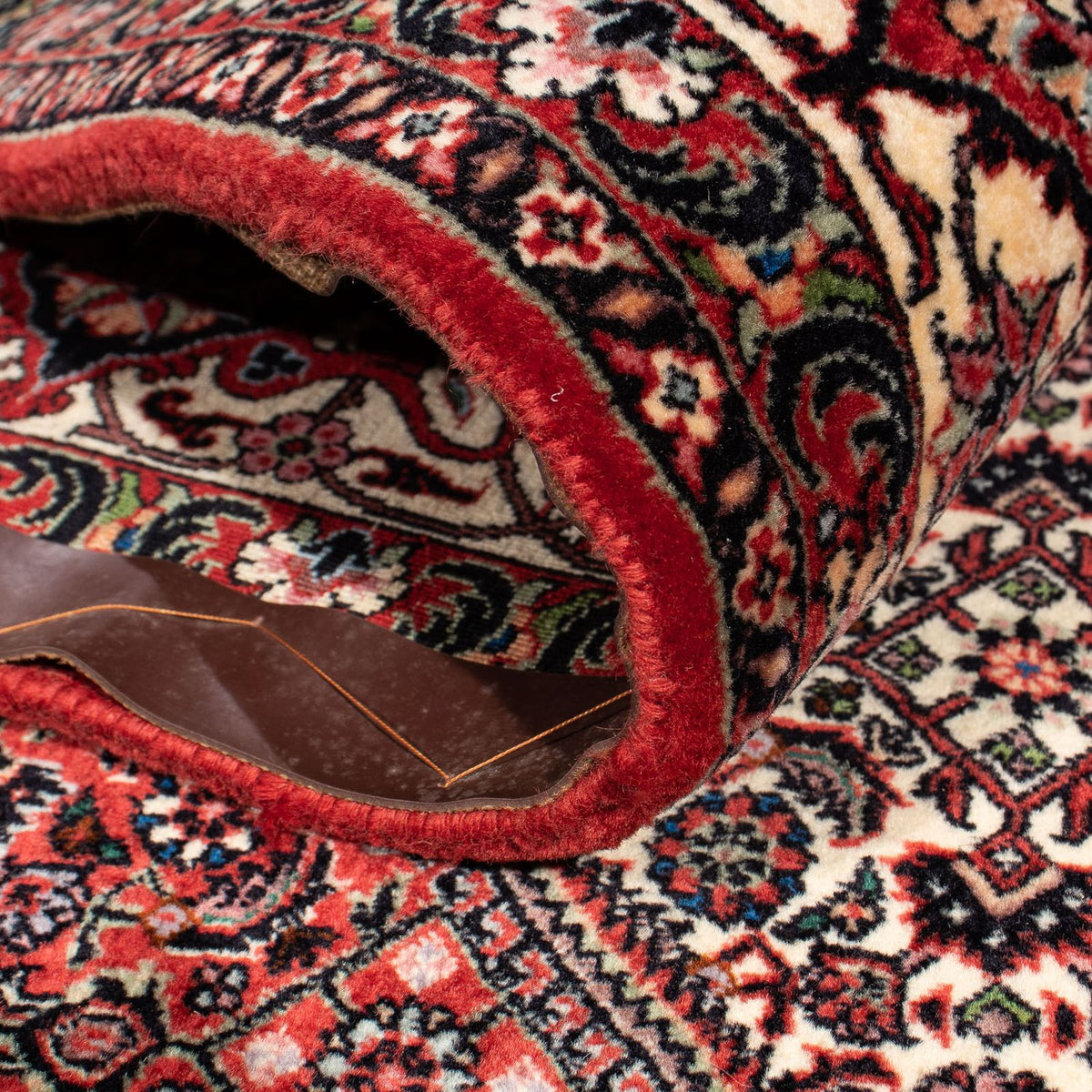 Tapis persan - Bidjar - 302 x 204 cm - rouge clair