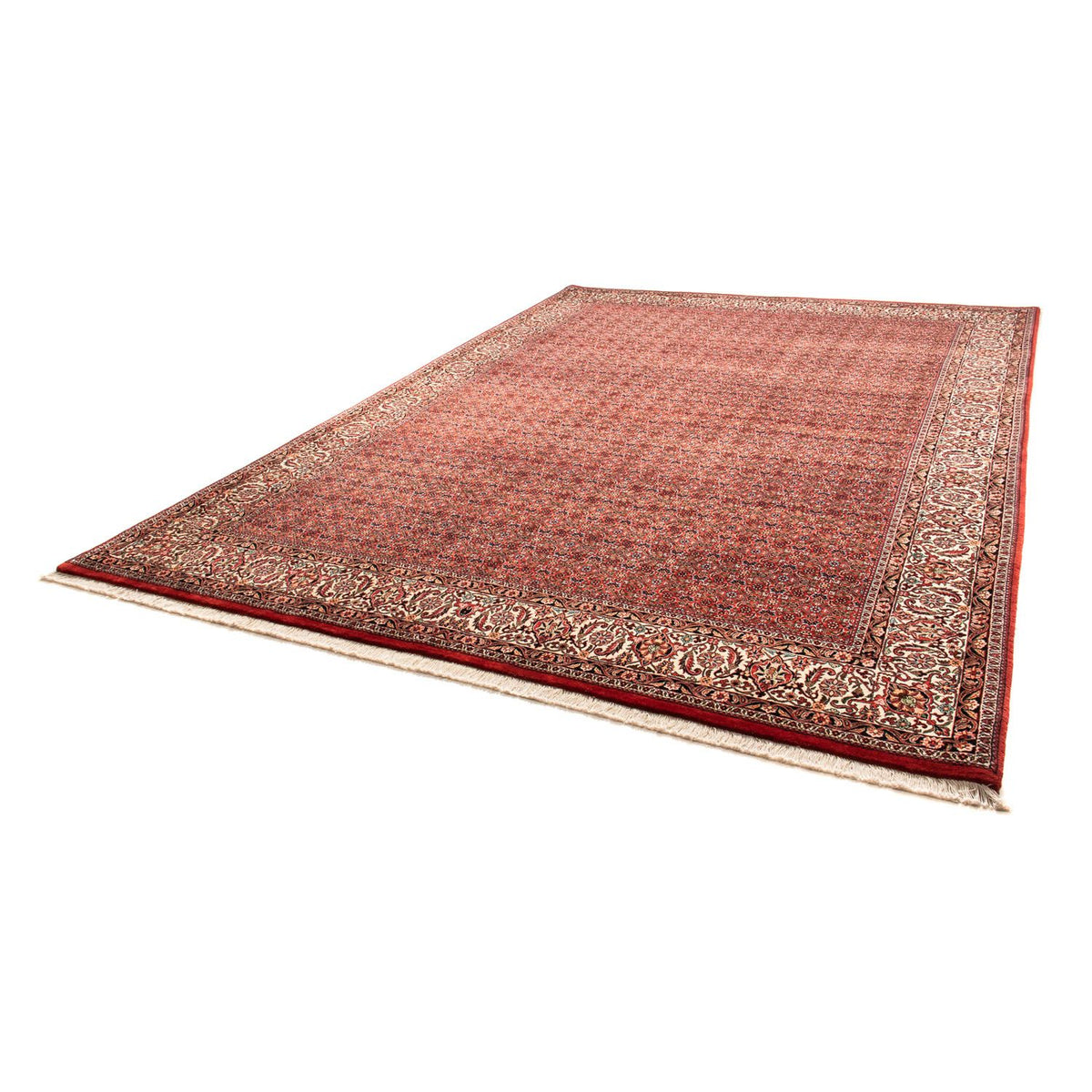 Tapis persan - Bidjar - 350 x 250 cm - rouge foncé
