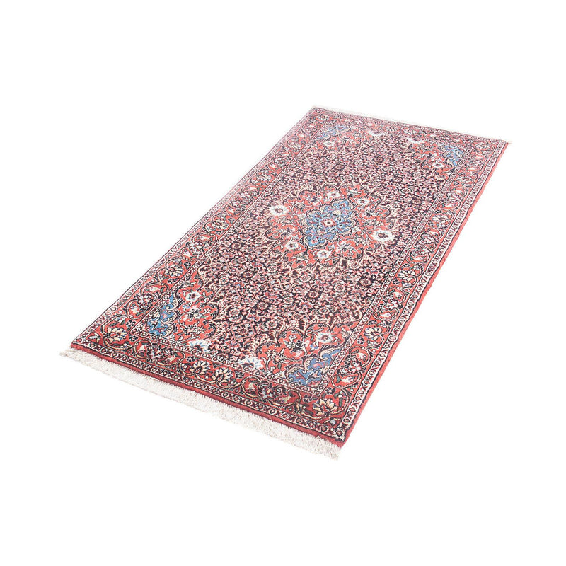 Tapis persan - Bidjar - 141 x 70 cm - rouge clair