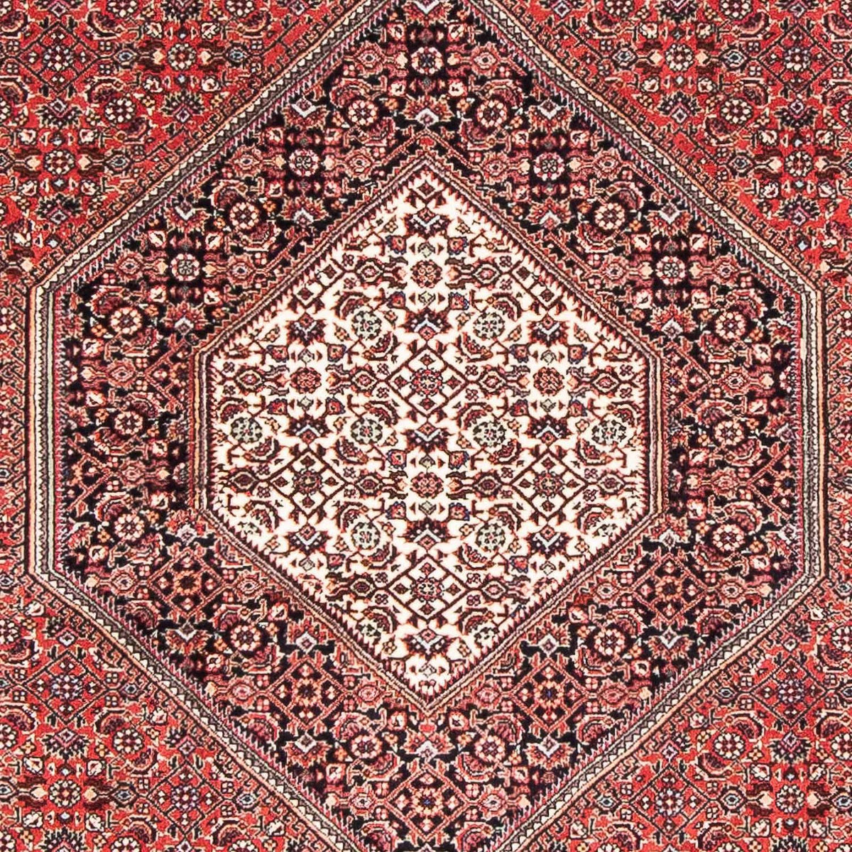 Tapis persan - Bidjar - 174 x 110 cm - rouge clair