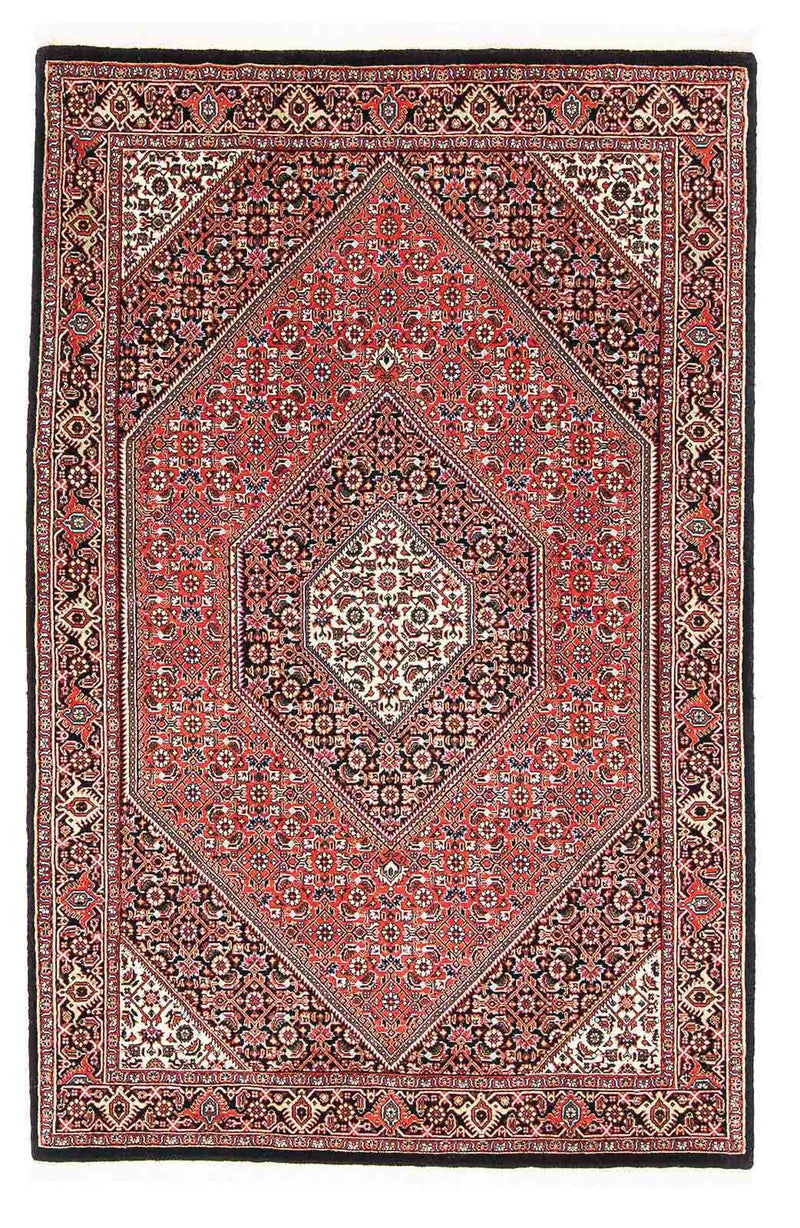 Tapis persan - Bidjar - 187 x 110 cm - rouge clair