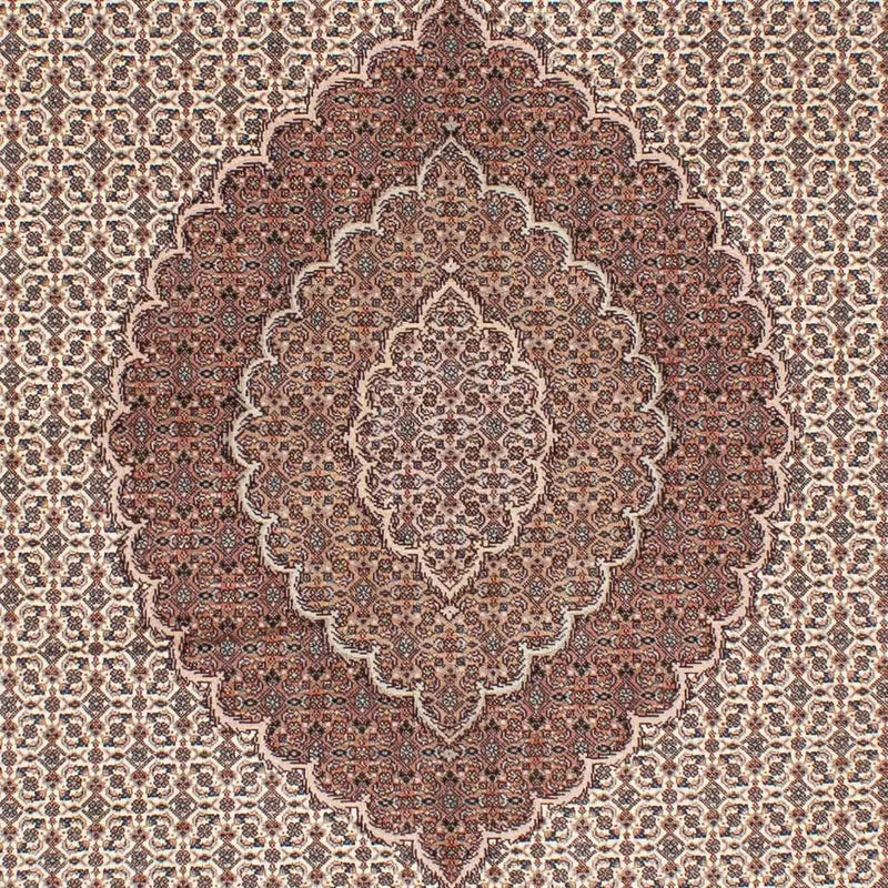 Tapis persan - Tabriz - 237 x 168 cm - marron clair