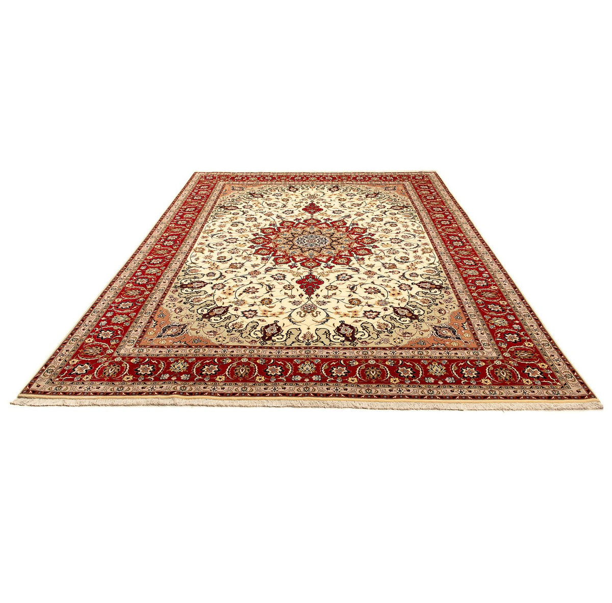 Tapis persan - Tabriz - Royal - 345 x 250 cm - beige