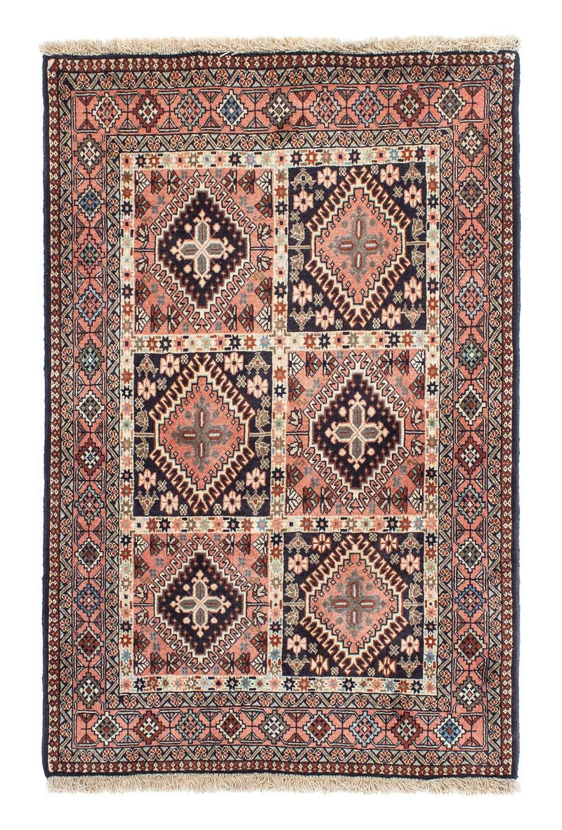 Tapis persan - Nomadic - 147 x 100 cm - rouge clair