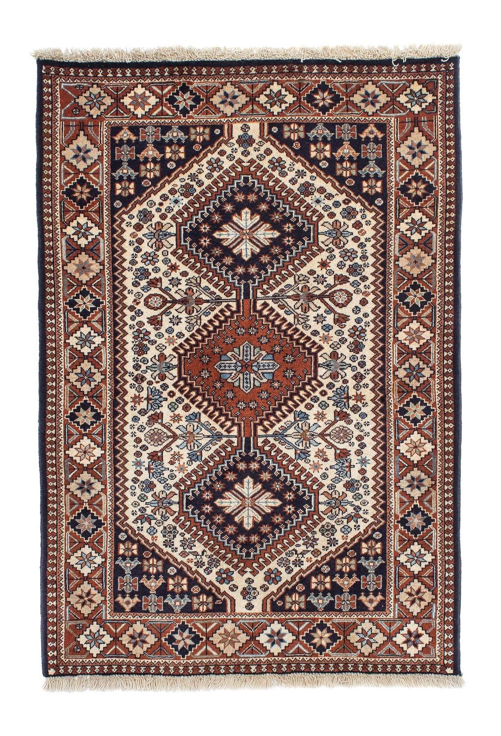 Tapis persan - Nomadic - 147 x 102 cm - beige