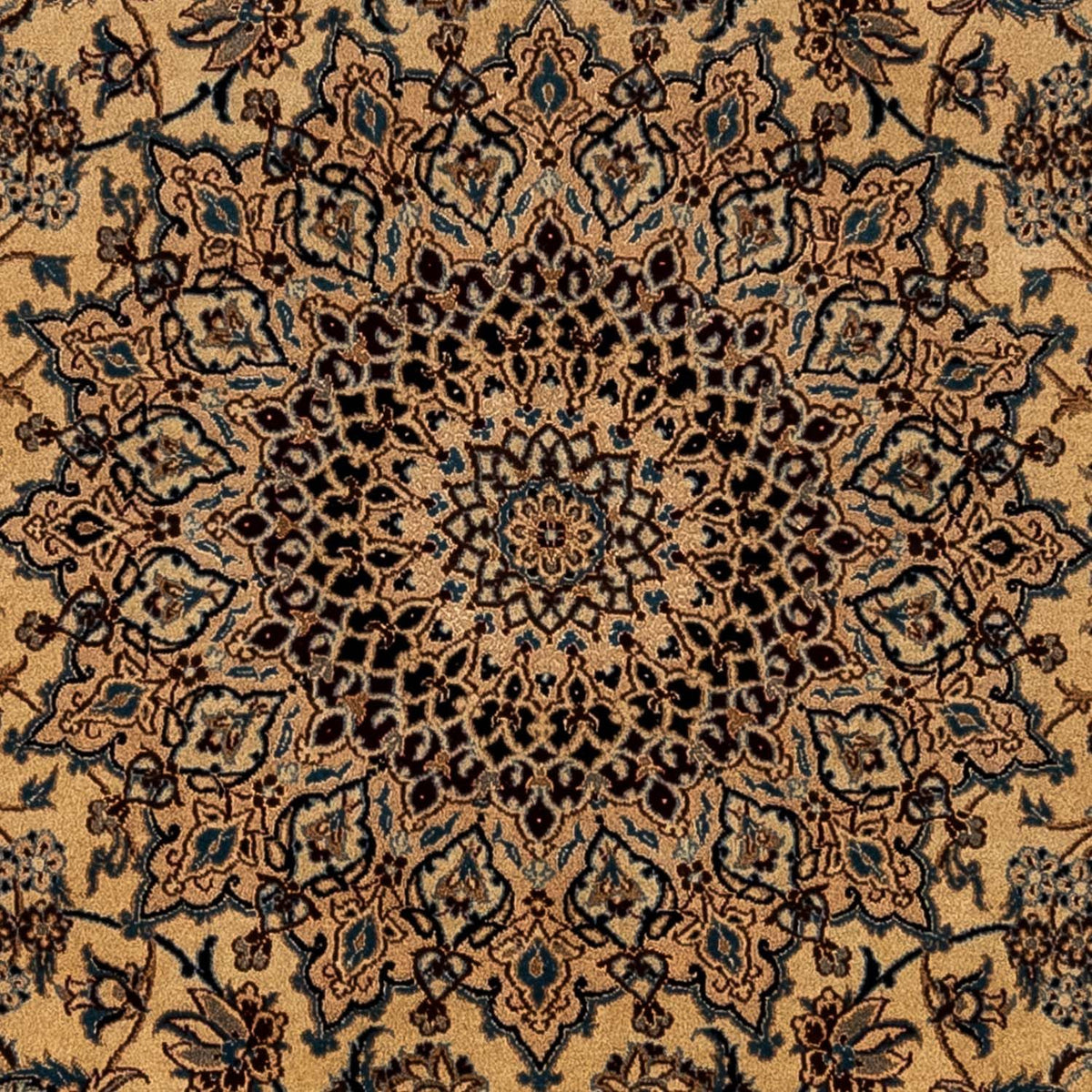 Tapis persan - Nain - Royal - 373 x 246 cm - beige foncé