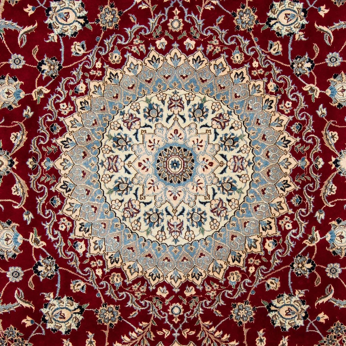 Tapis persan - Nain - Royal - 300 x 198 cm - rouge
