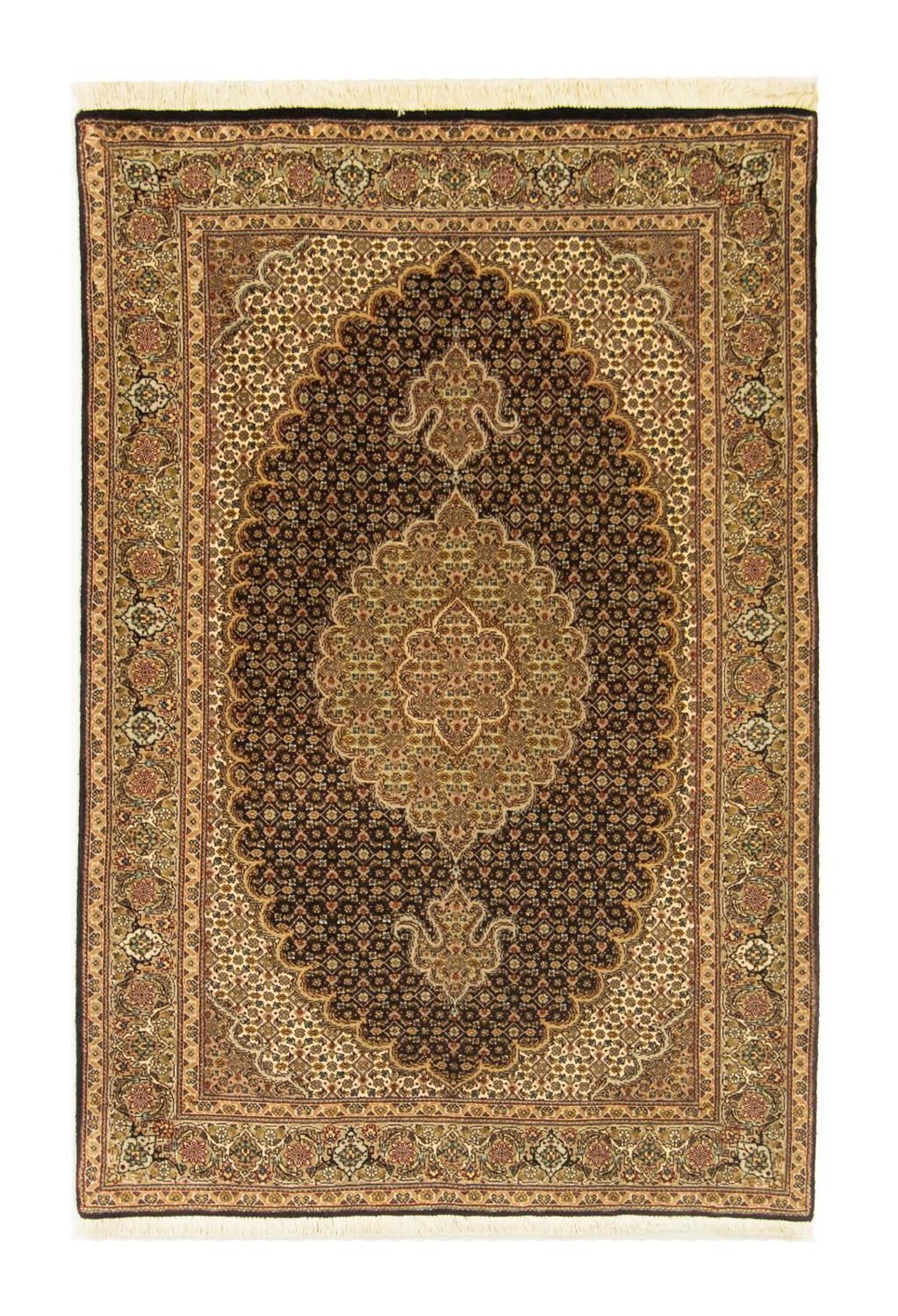Tapis persan - Tabriz - Royal - 151 x 102 cm - bleu foncé