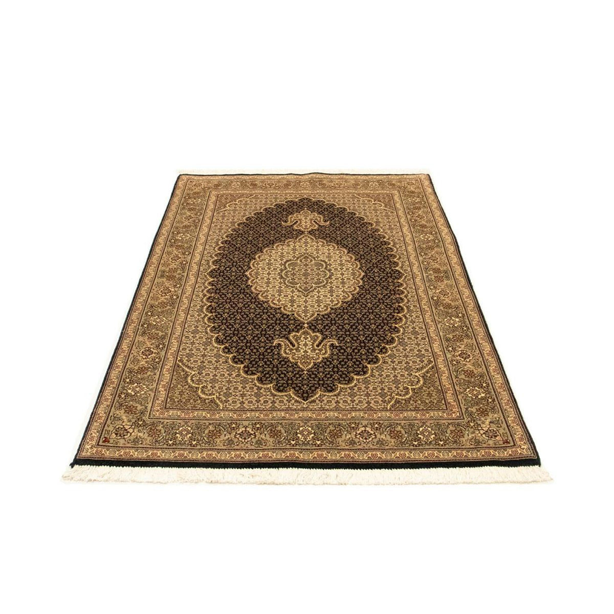Tapis persan - Tabriz - Royal - 159 x 100 cm - noir