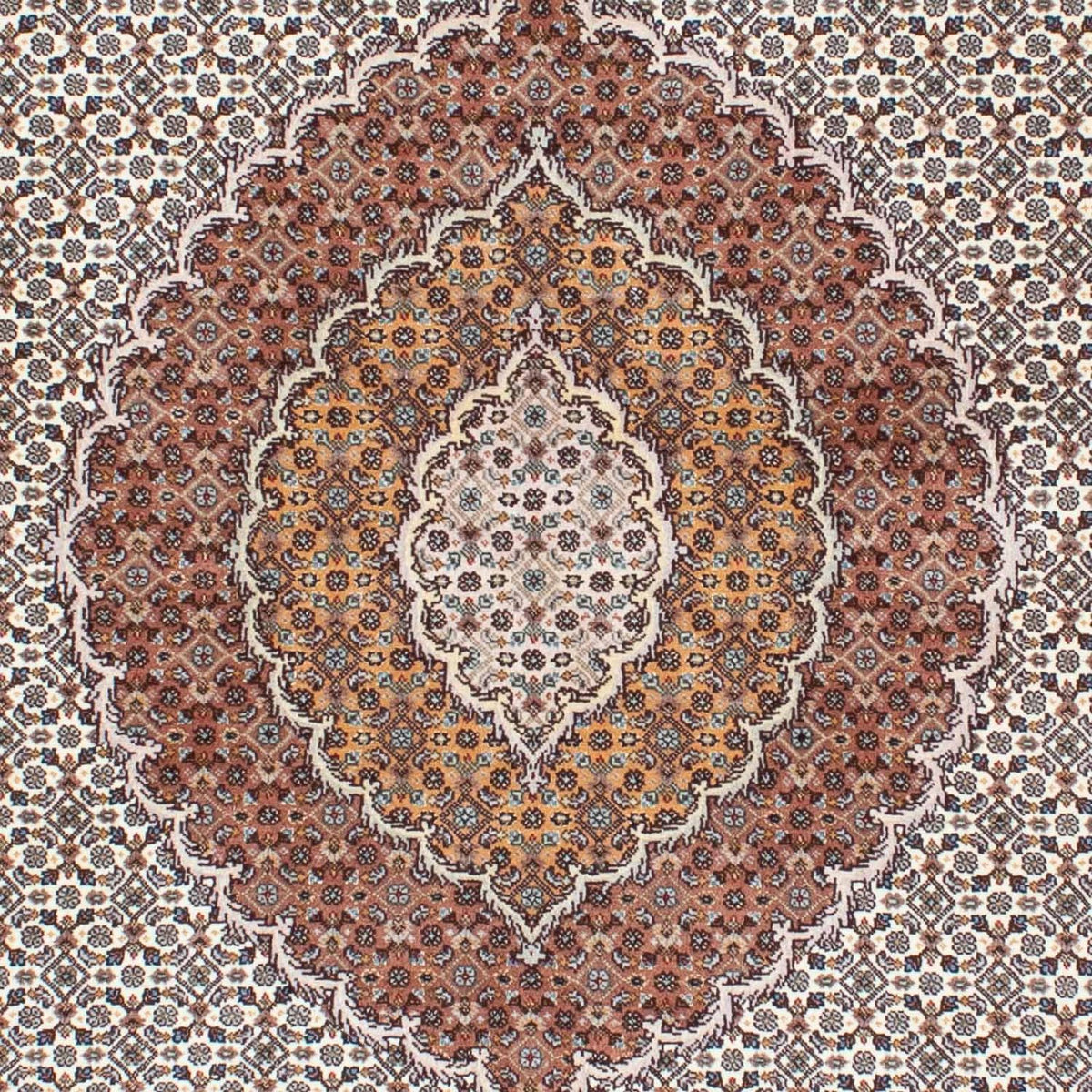 Tapis persan - Tabriz - 202 x 151 cm - beige