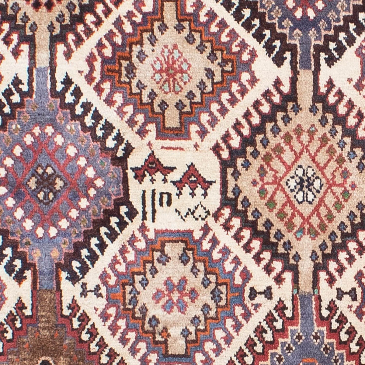 Tapis de couloir Tapis persan - Nomadic - 280 x 96 cm - multicolore