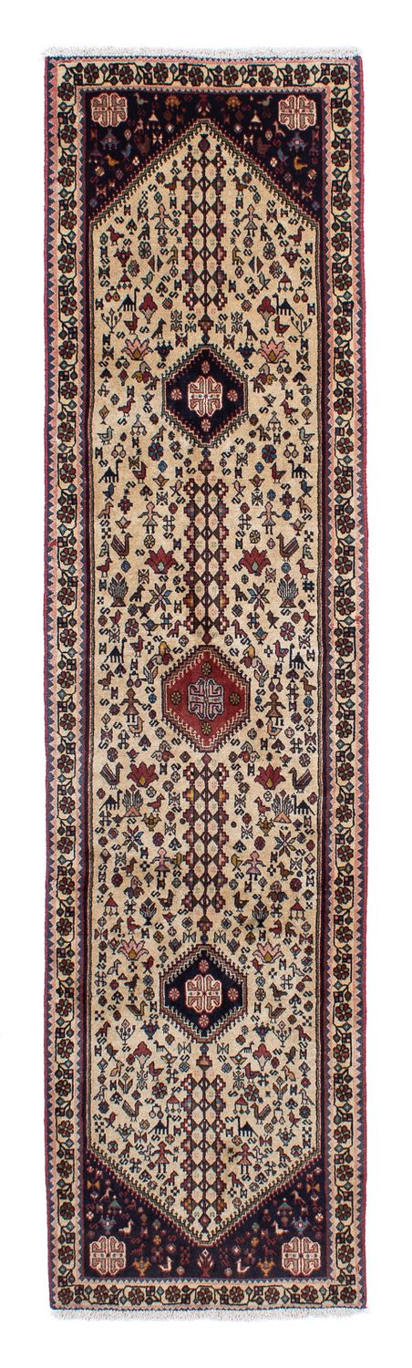 Tapis de couloir Tapis persan - Nomadic - 300 x 76 cm - beige