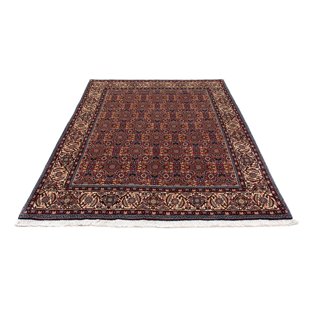 Tapis persan - Bidjar - 210 x 139 cm - rouge