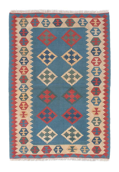Kilim de Fars 117x170cm - bleu