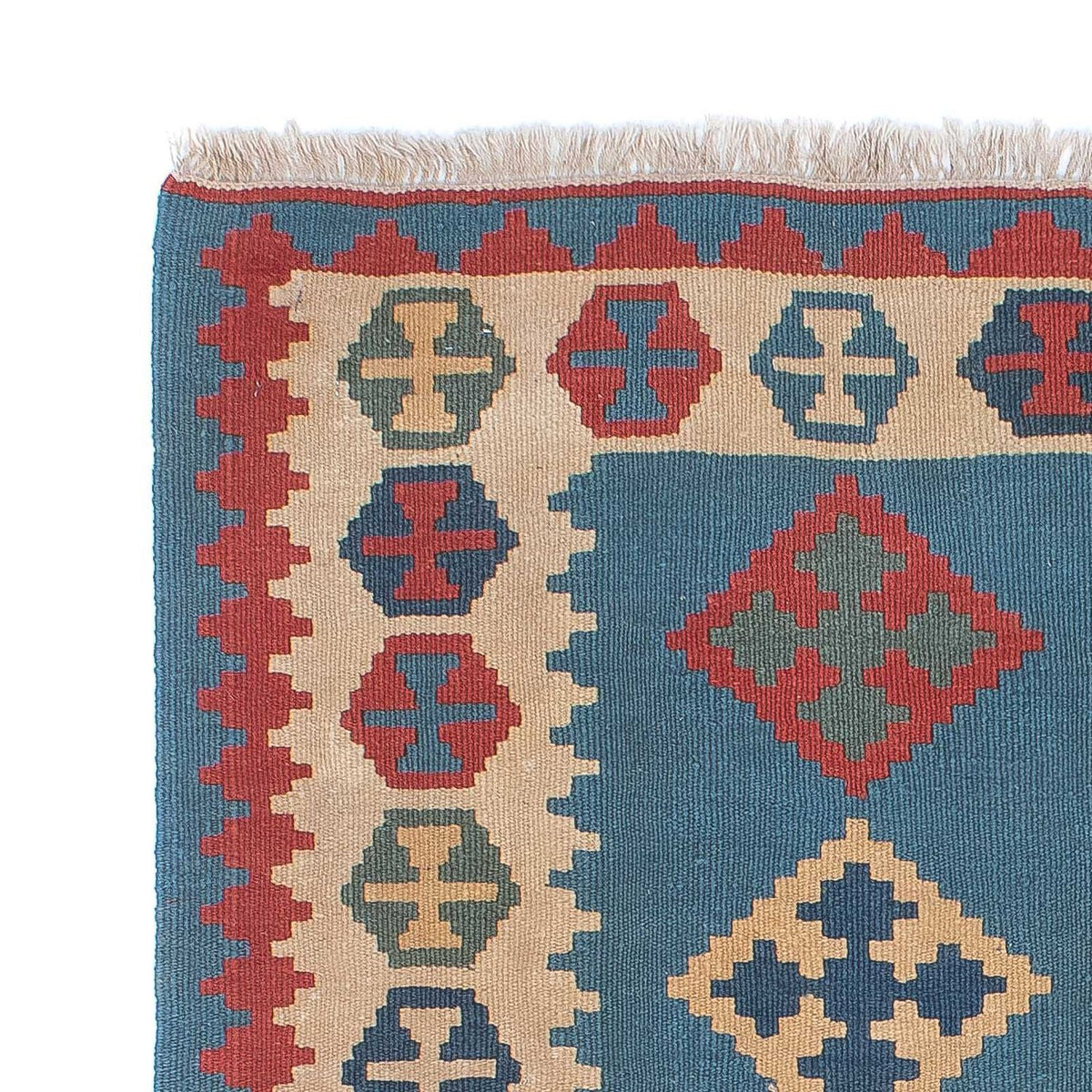 Tapis Kelim - Oriental - 170 x 117 cm - bleu