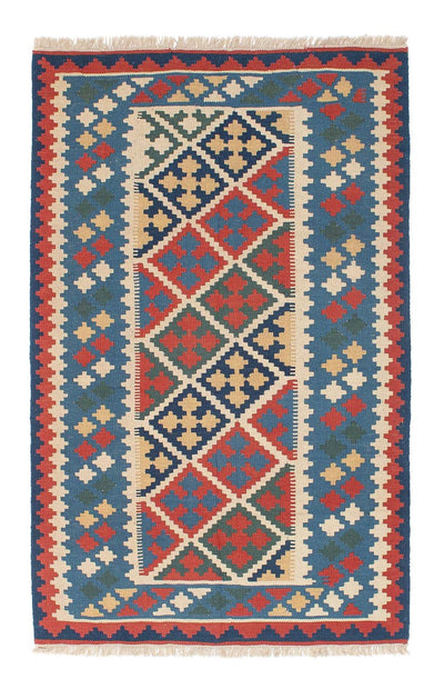 Kilim de Fars 115x174cm - bleu