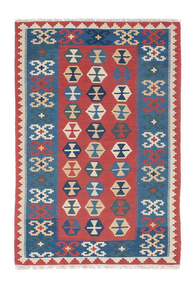 Kilim de Fars 113x167cm - bleu