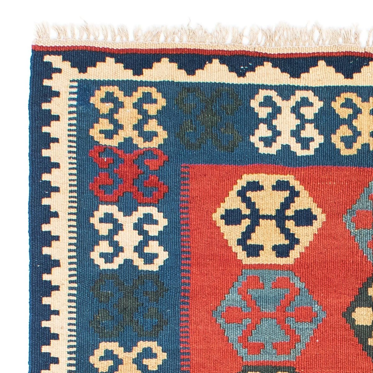 Tapis Kelim - Oriental - 152 x 106 cm - rouge