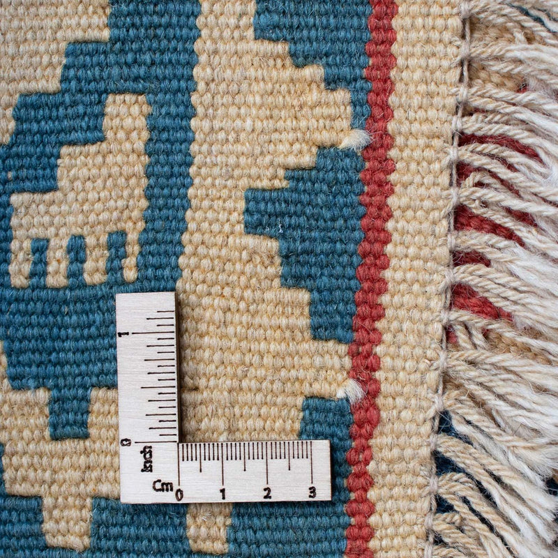 Tapis Kelim - Oriental - 155 x 117 cm - bleu